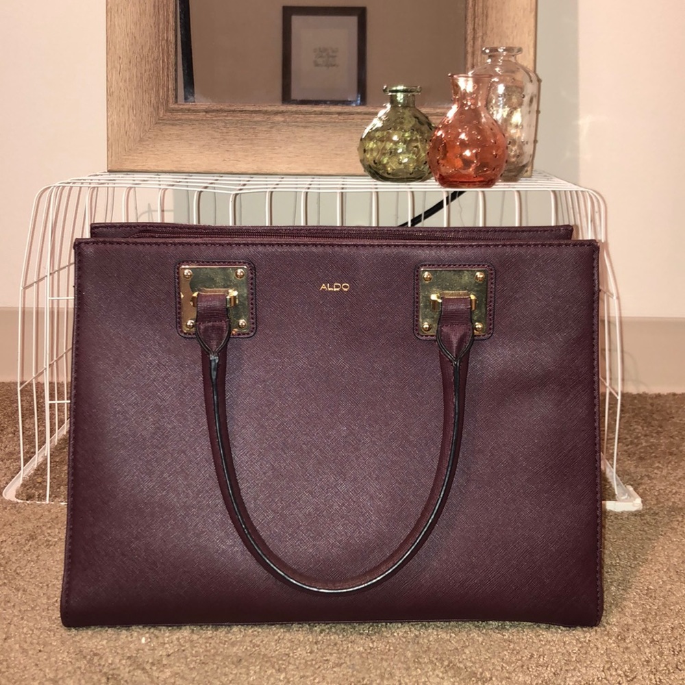 Aldo burgundy bag